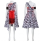 Alice in Wonderland cosplay costume, Alice role-playing cosplay dress, Halloween.
