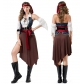 Halloween cosplay pirate costume masquerade women's adult Caribbean pirate costume Viking role-playing