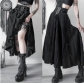 2025 Spring/Summer New Gothic Dark Style Sexy Slim Fit Lace-up Two-Way A-line Skirt for Women