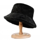 Rabbit fur hat for women autumn and winter all-match fisherman hat Korean style new style plush basin hat trendy personality ear protection warm bucket hat