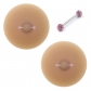 European and American pure silicone nipple ring nipple stickers invisible traceless imitation nipple solid chest stickers sexy nipple nails