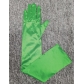 Satin gloves and long dress satin wedding performance dance costume accessories etiquette multi-color elbow-length spandex evening dress(55CM)