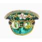 European and American cosplay bar theme punk rivet big cap military fan big brim hat nightclub performance hat