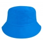 Direct selling double-sided bucket hat embroidery printing men and women solid color flat top bucket hat bucket hat