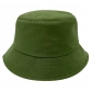 Direct selling double-sided bucket hat embroidery printing men and women solid color flat top bucket hat bucket hat