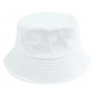 Direct selling double-sided bucket hat embroidery printing men and women solid color flat top bucket hat bucket hat