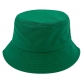 Direct selling double-sided bucket hat embroidery printing men and women solid color flat top bucket hat bucket hat