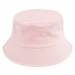 Direct selling double-sided bucket hat embroidery printing men and women solid color flat top bucket hat bucket hat
