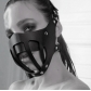 European and American punk super cool personality breathable hollow mask party masquerade men and women decorative mask eye mask