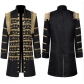 New Men's European and American Palace Suit Zhongshan Suit Performance Costume Bar Male Singer Costume Mid-length Stage Costume