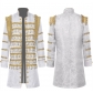 New Men's European and American Palace Suit Zhongshan Suit Performance Costume Bar Male Singer Costume Mid-length Stage Costume