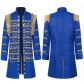 New Men's European and American Palace Suit Zhongshan Suit Performance Costume Bar Male Singer Costume Mid-length Stage Costume