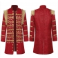 New Men's European and American Palace Suit Zhongshan Suit Performance Costume Bar Male Singer Costume Mid-length Stage Costume