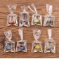 1pcs 8 colors 24*53MM DIY transparent resin simulation goldfish clownfish pocket pendant jewelry accessories