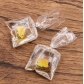 1pcs 8 colors 24*53MM DIY transparent resin simulation goldfish clownfish pocket pendant jewelry accessories