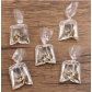 1pcs 8 colors 24*53MM DIY transparent resin simulation goldfish clownfish pocket pendant jewelry accessories