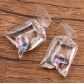1pcs 8 colors 24*53MM DIY transparent resin simulation goldfish clownfish pocket pendant jewelry accessories