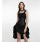 New European and American Halloween dark Gothic lace suspenders sexy dress Desirable and fairy drawstring skirt for women
