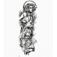 Full arm tattoo stickers Amy arm waterproof tattoo stickers European and American full arm waterproof tattoo stickers