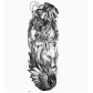 Full arm tattoo stickers Amy arm waterproof tattoo stickers European and American full arm waterproof tattoo stickers