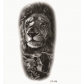 Waterproof tattoo stickers wolf head totem Arabic text tattoo stickers