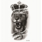 Waterproof tattoo stickers wolf head totem Arabic text tattoo stickers