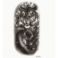 Waterproof tattoo stickers wolf head totem Arabic text tattoo stickers