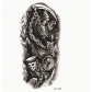 Waterproof tattoo stickers wolf head totem Arabic text tattoo stickers