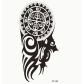 Waterproof tattoo stickers wolf head totem Arabic text tattoo stickers