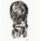 Waterproof tattoo stickers wolf head totem Arabic text tattoo stickers