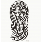 Waterproof tattoo stickers wolf head totem Arabic text tattoo stickers