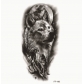 Waterproof tattoo stickers wolf head totem Arabic text tattoo stickers