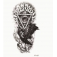 Waterproof tattoo stickers wolf head totem Arabic text tattoo stickers