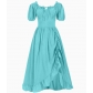 Medieval new retro irregular dress Renaissance stage costume dress women's skirt