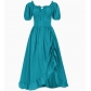 Medieval new retro irregular dress Renaissance stage costume dress women's skirt