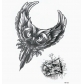 Flower arm tattoo stickers Waterproof half arm tattoo