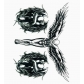 Flower arm tattoo stickers Waterproof half arm tattoo