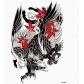Flower arm tattoo stickers Waterproof half arm tattoo