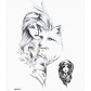 Flower arm tattoo stickers Waterproof half arm tattoo