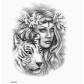 Flower arm tattoo stickers Waterproof half arm tattoo