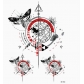 Flower arm tattoo stickers Waterproof half arm tattoo