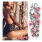 Full arm tattoo stickers waterproof flower arm ordinary arm tattoo stickers European and American full arm tattoo