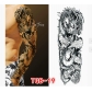 Full arm tattoo stickers waterproof flower arm ordinary arm tattoo stickers European and American full arm tattoo
