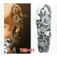 Full arm tattoo stickers waterproof flower arm ordinary arm tattoo stickers European and American full arm tattoo