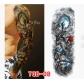 Full arm tattoo stickers waterproof flower arm ordinary arm tattoo stickers European and American full arm tattoo