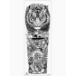 Black new full arm waterproof tattoo stickers European and American flower arm Indian big arm tattoo stickers tattoo