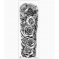 Black new full arm waterproof tattoo stickers European and American flower arm Indian big arm tattoo stickers tattoo