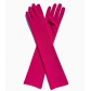 Milk silk stretch gloves holiday party collective performance bar dance dress up gloves cross-border 45 cm long