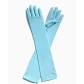 Milk silk stretch gloves holiday party collective performance bar dance dress up gloves cross-border 45 cm long