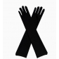 Milk silk stretch gloves holiday party collective performance bar dance dress up gloves cross-border 45 cm long